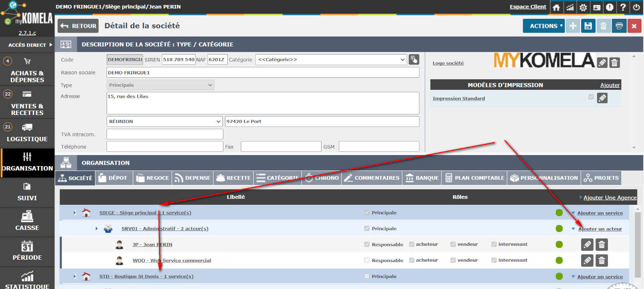 mykomela onglet societe utilisateur acteur 1300