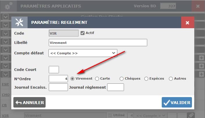 mykomela export fournisseur parametres applicatifs fiche mode regl 600 c